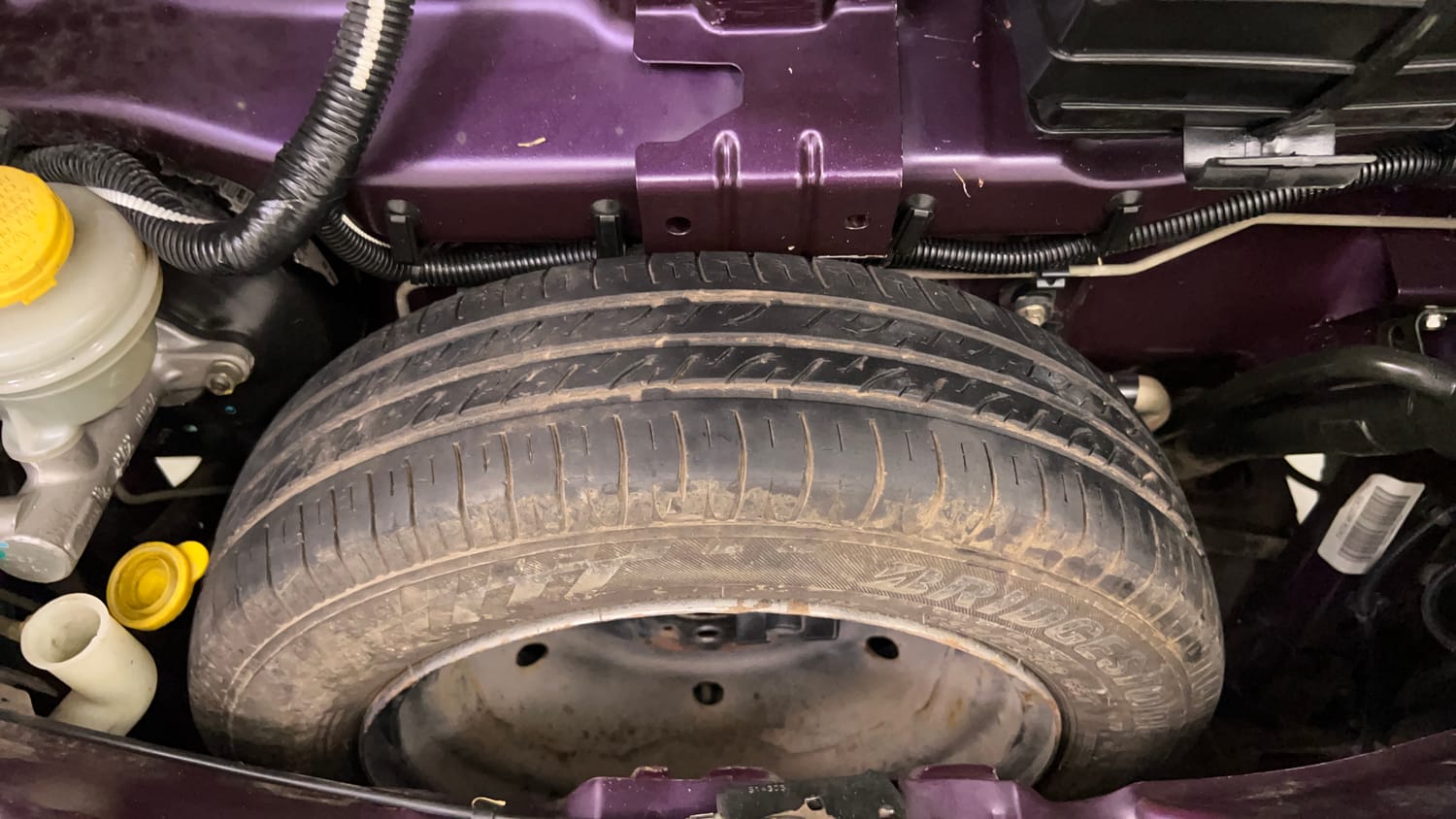 Used 2015 Tata Nano Twist XT Petrol Manual tyres SPARE TYRE VIEW