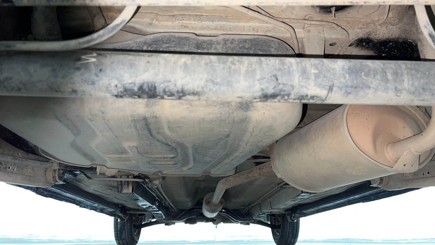 Used 2013 Maruti Suzuki Wagon R LXI CNG Cng Manual extra REAR UNDERBODY VIEW (TAKEN FROM REAR)