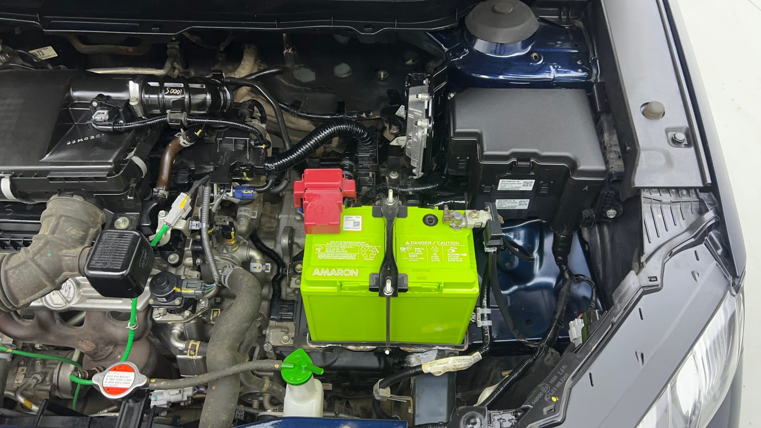 Used 2023 Maruti Suzuki Grand Vitara Zeta Smart Hybrid AT Petrol Automatic engine ENGINE LEFT SIDE VIEW