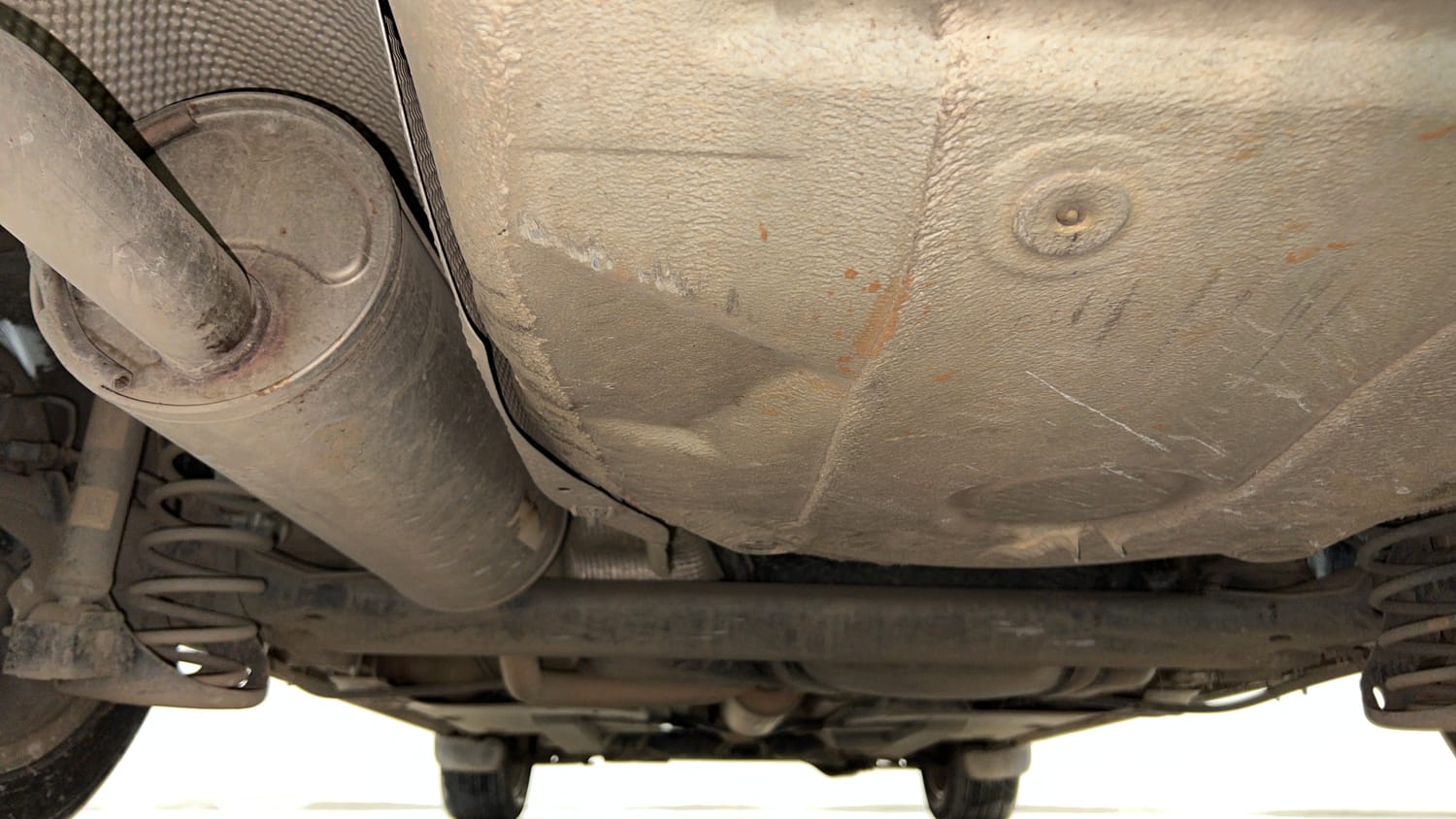 Used 2021 Skoda Rapid Style AT Petrol Automatic extra REAR UNDERBODY VIEW (TAKEN FROM REAR)