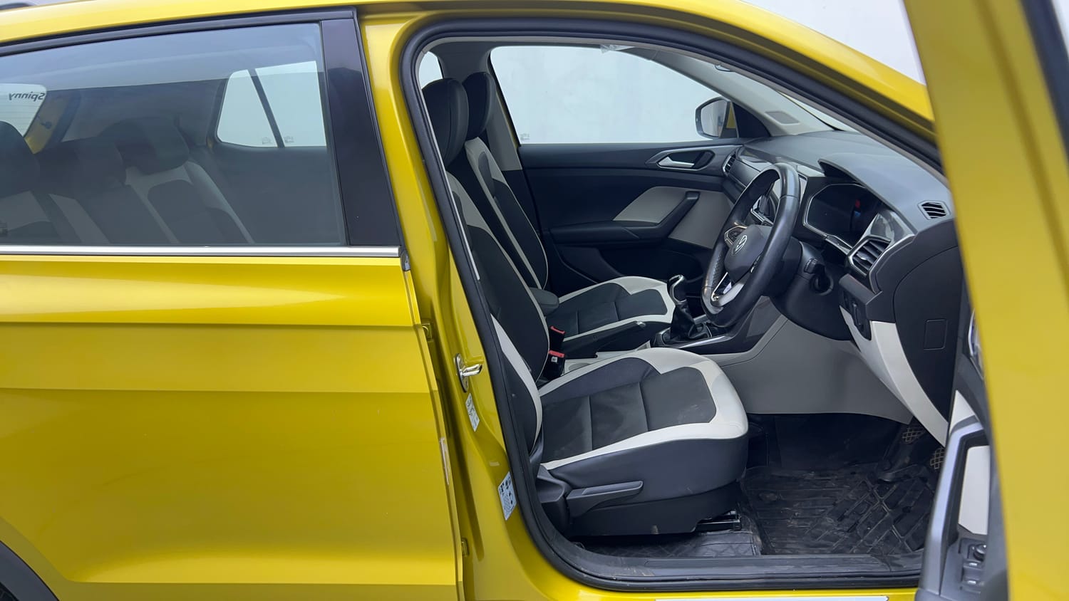 Used 2022 Volkswagen Taigun Topline 1.0 TSI MT Petrol Manual interior RIGHT SIDE FRONT DOOR CABIN VIEW