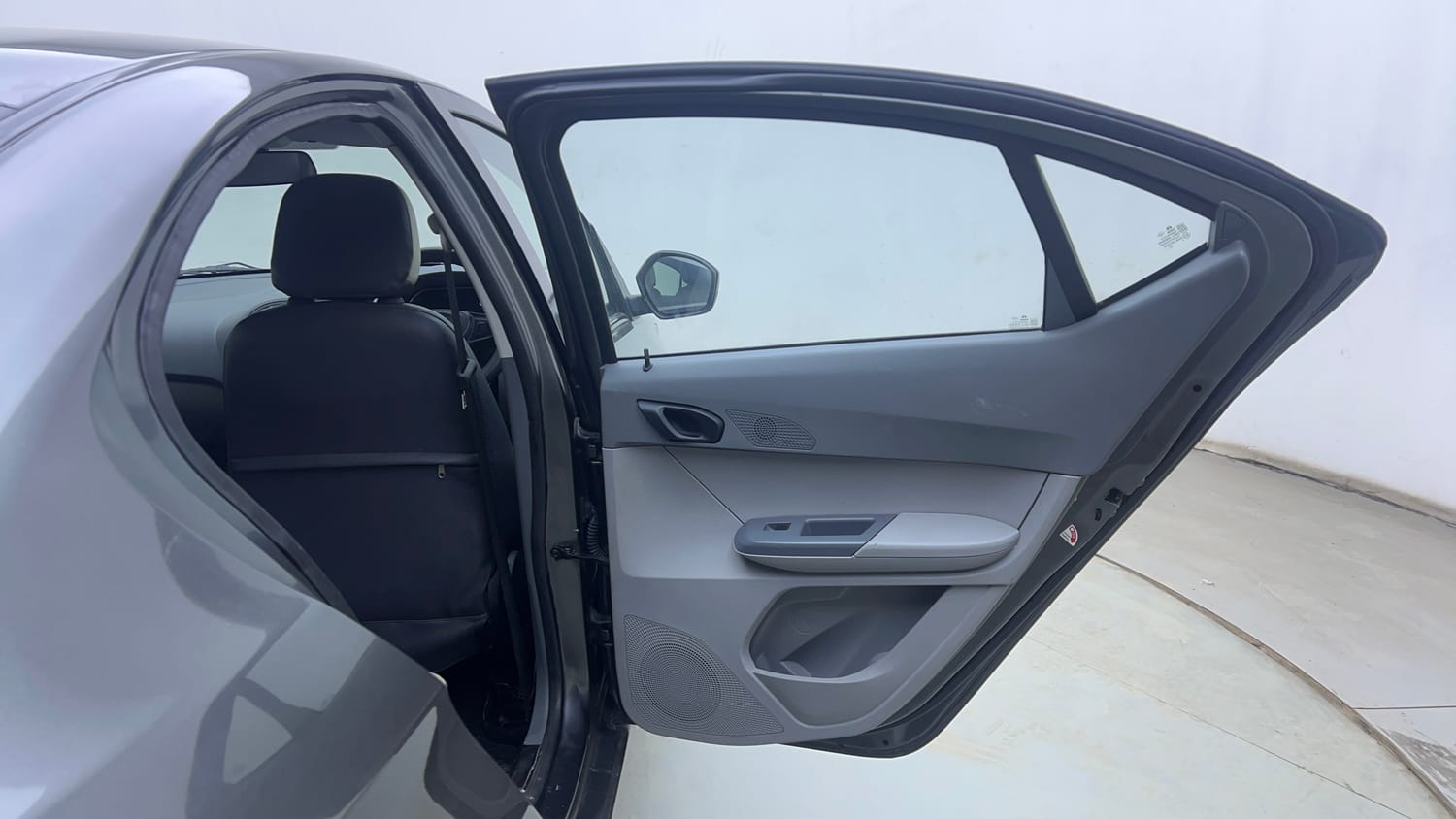 Used 2022 Tata Tigor XMA Petrol Automatic interior RIGHT REAR DOOR OPEN VIEW