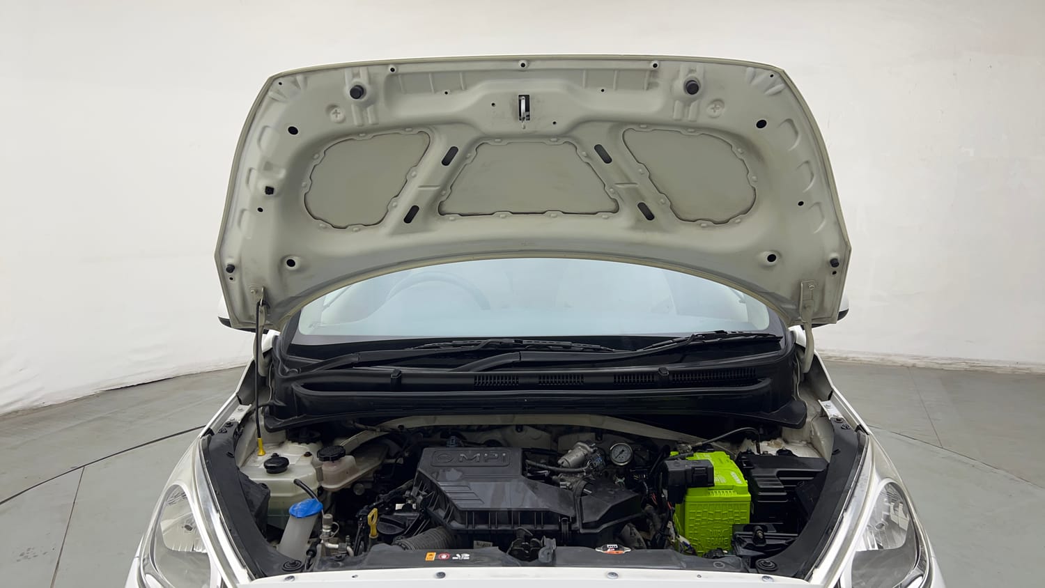 Used 2019 Hyundai Santro Magna CNG Cng Manual engine ENGINE & BONNET OPEN FRONT VIEW