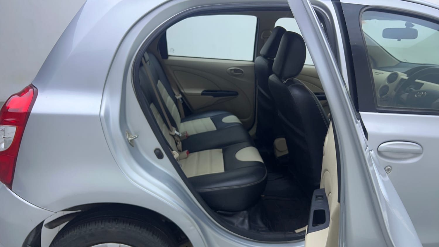 Used 2016 Toyota Etios Liva VD Diesel Manual interior RIGHT SIDE REAR DOOR CABIN VIEW