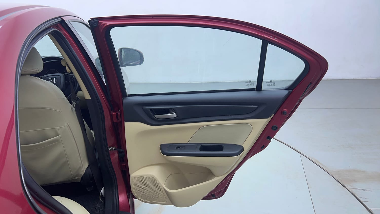 Used 2019 Honda Amaze 1.2 VX CVT Petrol Petrol Automatic interior RIGHT REAR DOOR OPEN VIEW
