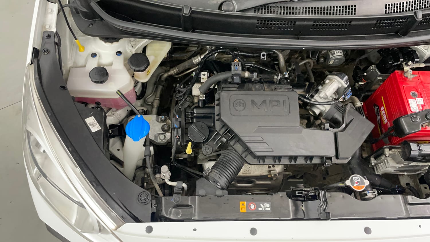 Used 2021 Hyundai Santro Sportz AMT Petrol Automatic engine ENGINE RIGHT SIDE VIEW