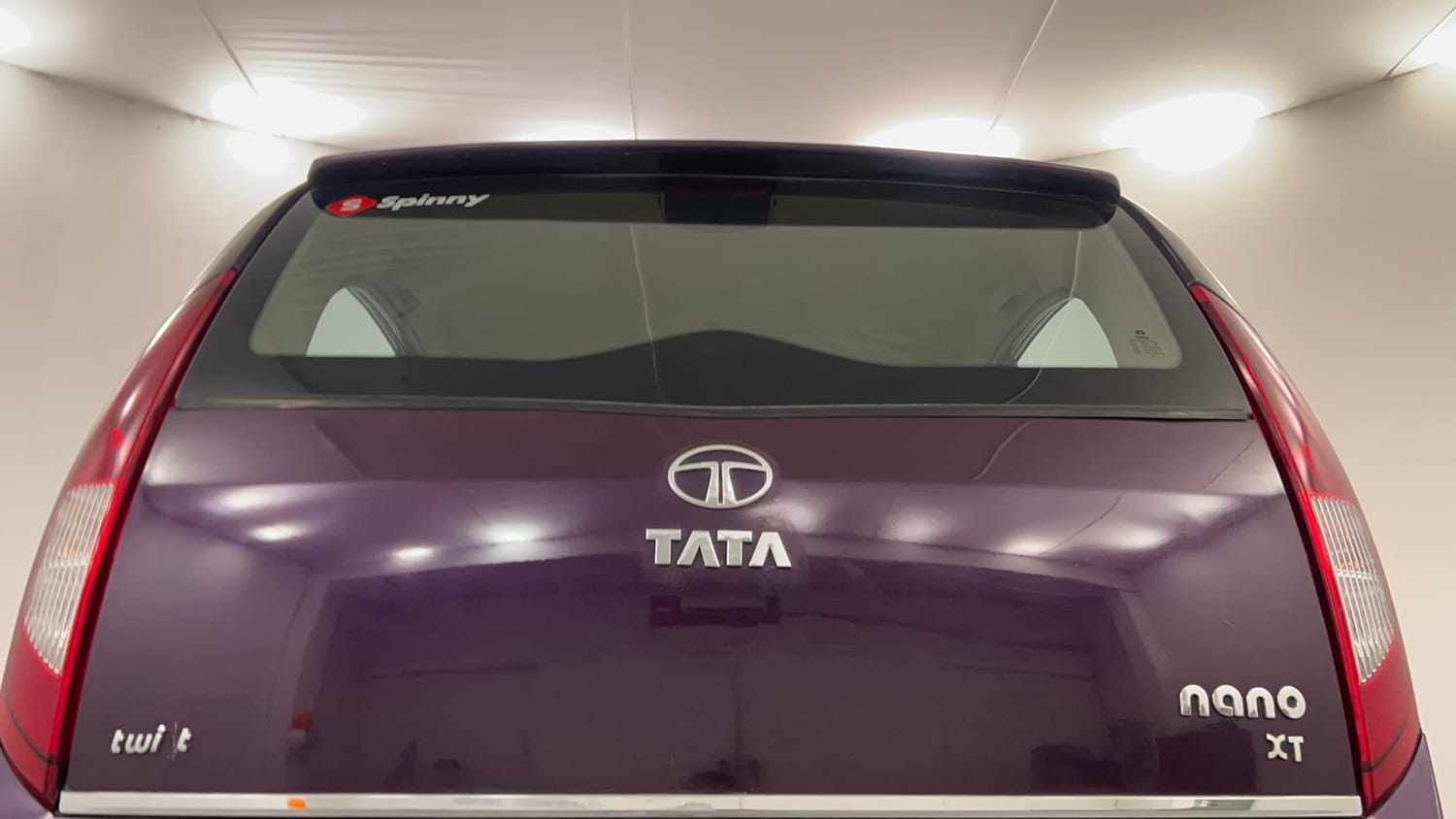 Used 2015 Tata Nano Twist XT Petrol Manual interior DICKY DOOR OPEN VIEW