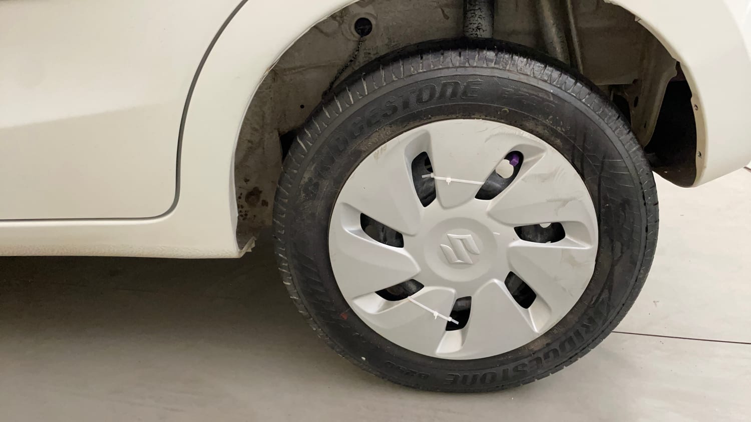 Used 2018 Maruti Suzuki Celerio ZXi (O) AMT Petrol Automatic tyres LEFT REAR TYRE RIM VIEW
