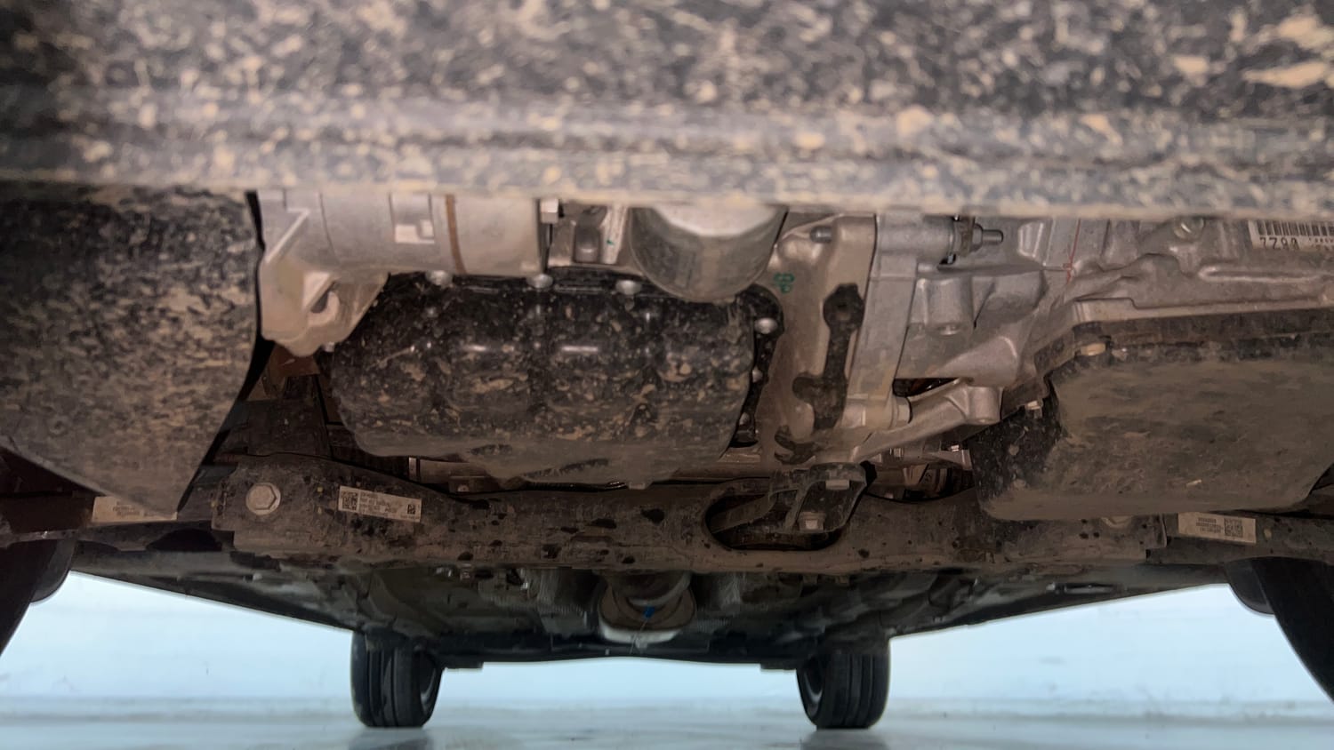Used 2026 Skoda Slavia Prestige 1.0L TSI AT Petrol Automatic extra FRONT LEFT UNDERBODY VIEW