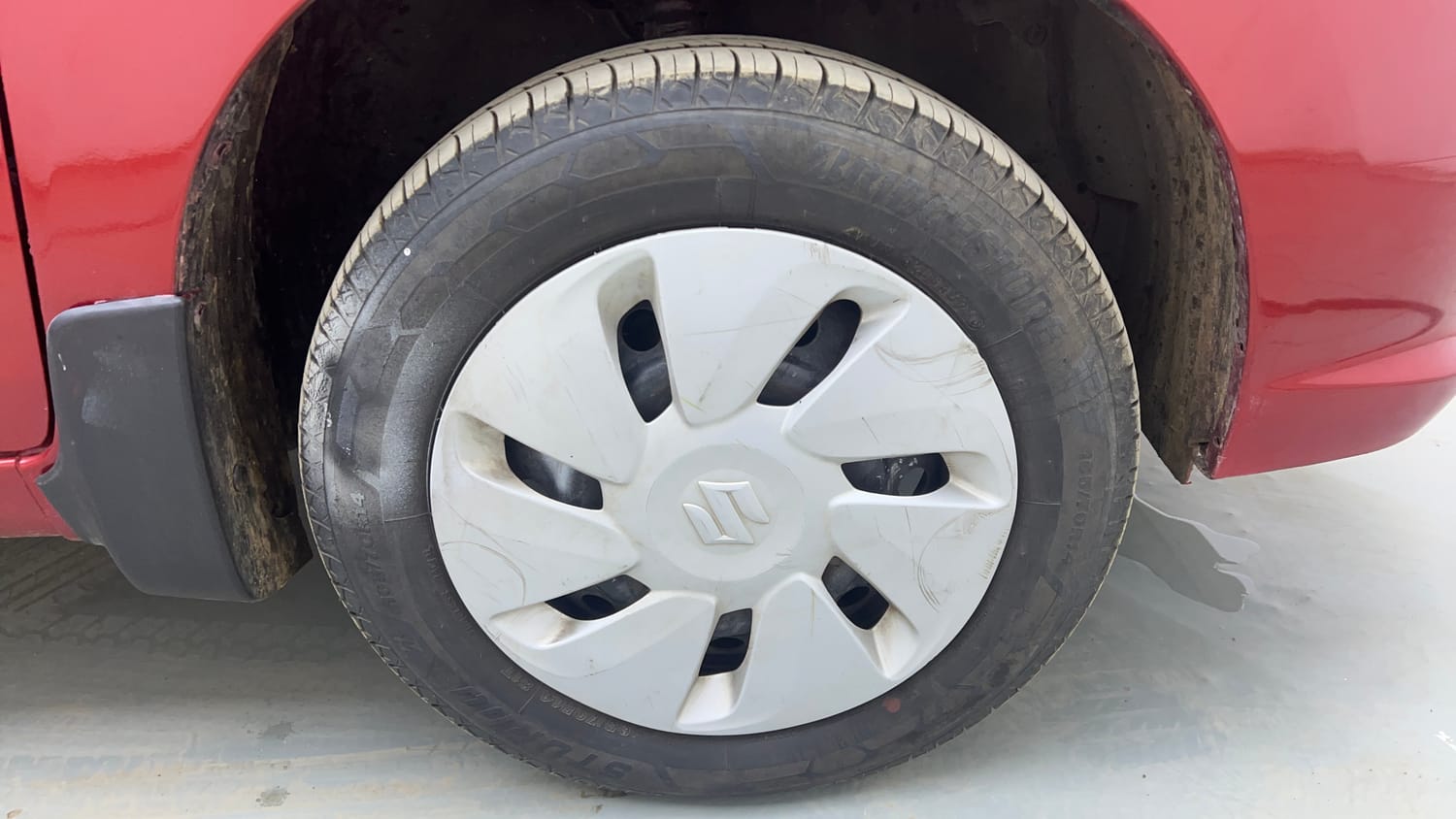 Used 2018 Maruti Suzuki Celerio VXi (O) AMT Petrol Automatic tyres RIGHT FRONT TYRE RIM VIEW