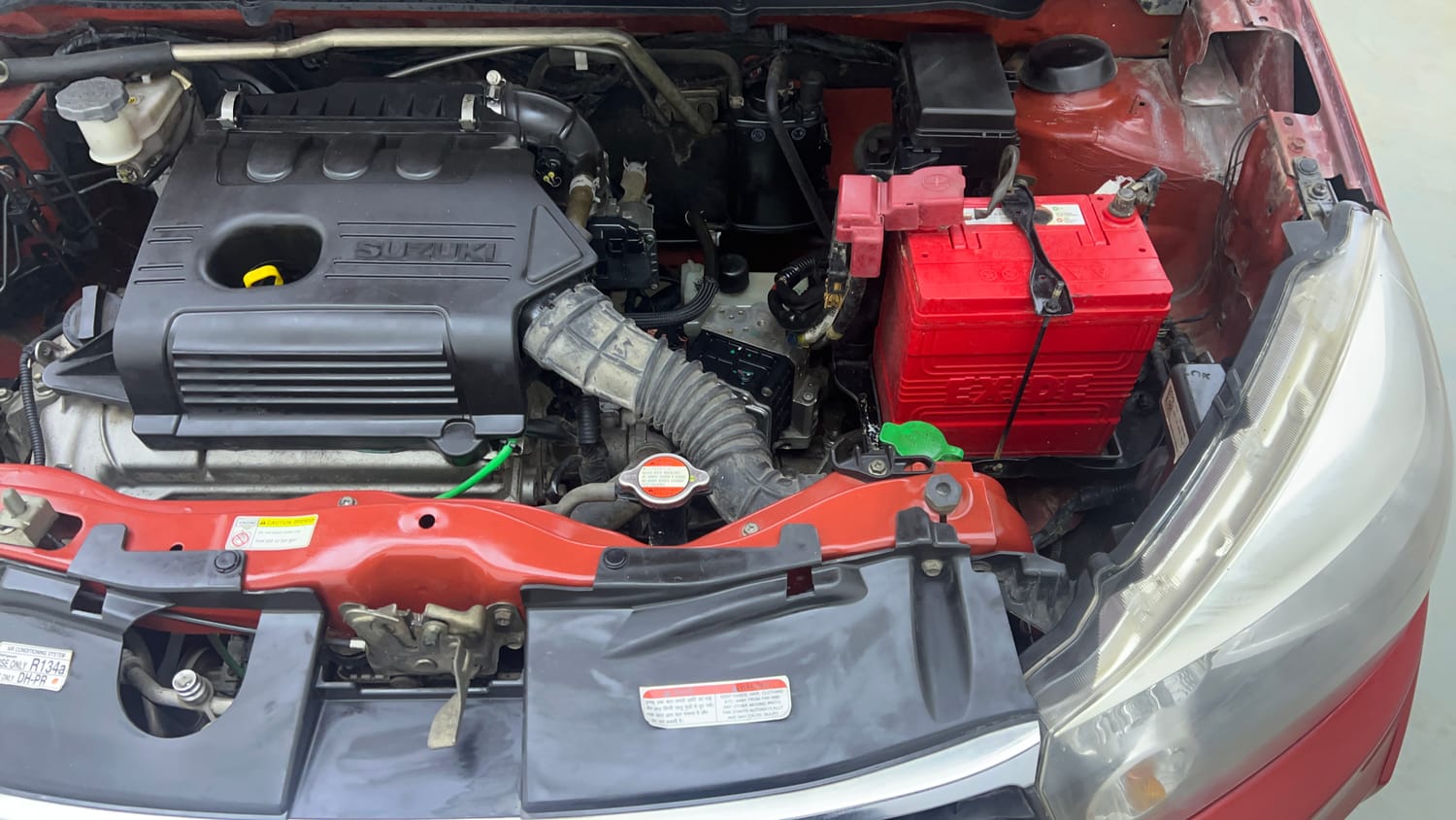 Used 2018 Maruti Suzuki Celerio VXi (O) AMT Petrol Automatic engine ENGINE LEFT SIDE VIEW