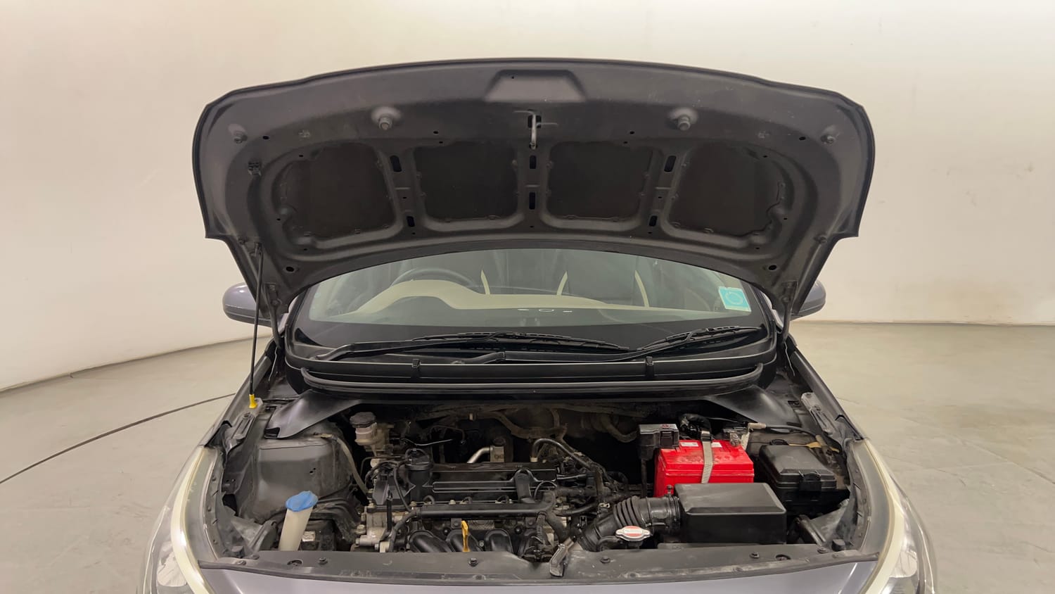 Used 2016 Hyundai Elite i20 Magna 1.2 Petrol Manual engine ENGINE & BONNET OPEN FRONT VIEW