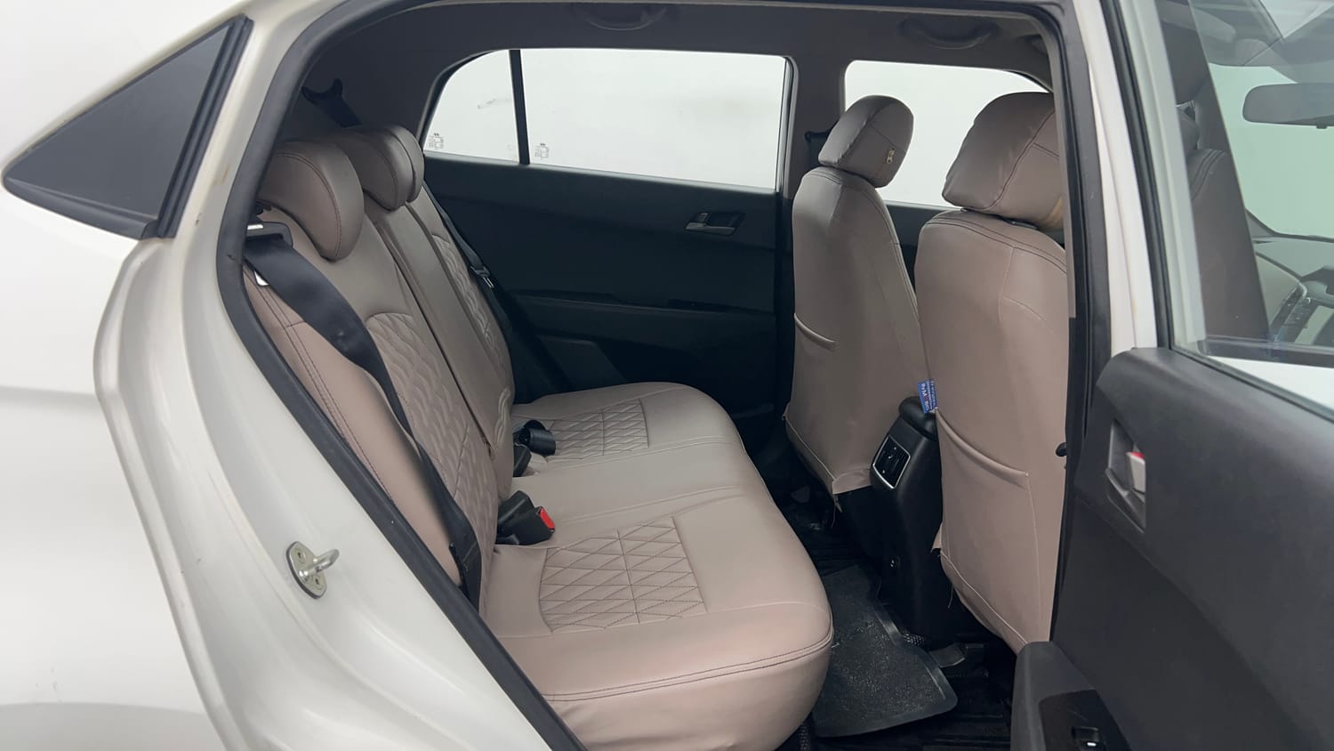 Used 2017 Hyundai Creta 1.6 SX Plus AT Petrol Petrol Automatic interior RIGHT SIDE REAR DOOR CABIN VIEW