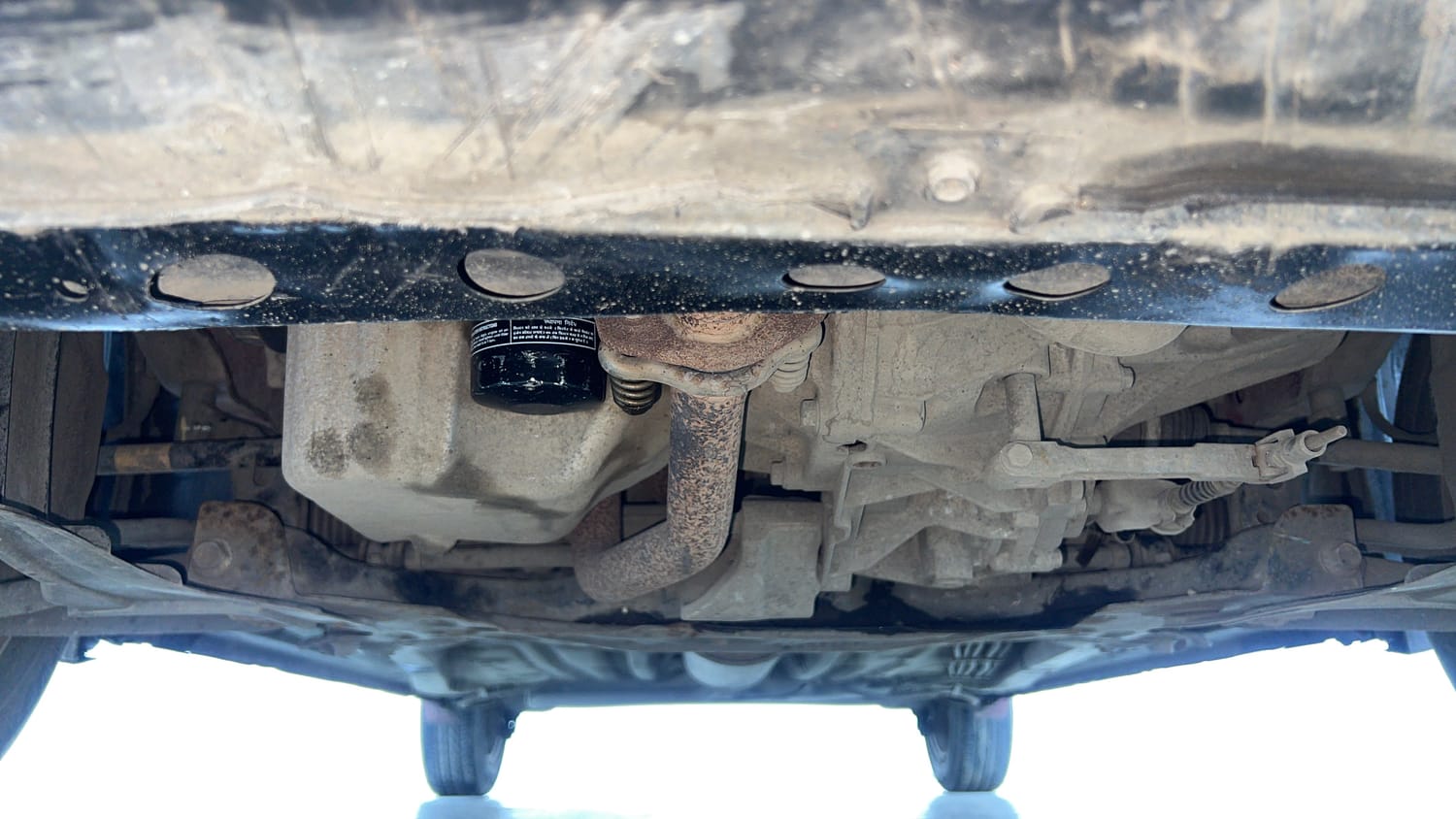 Used 2022 Maruti Suzuki Wagon R LXI 1.0 CNG Cng Manual extra FRONT LEFT UNDERBODY VIEW