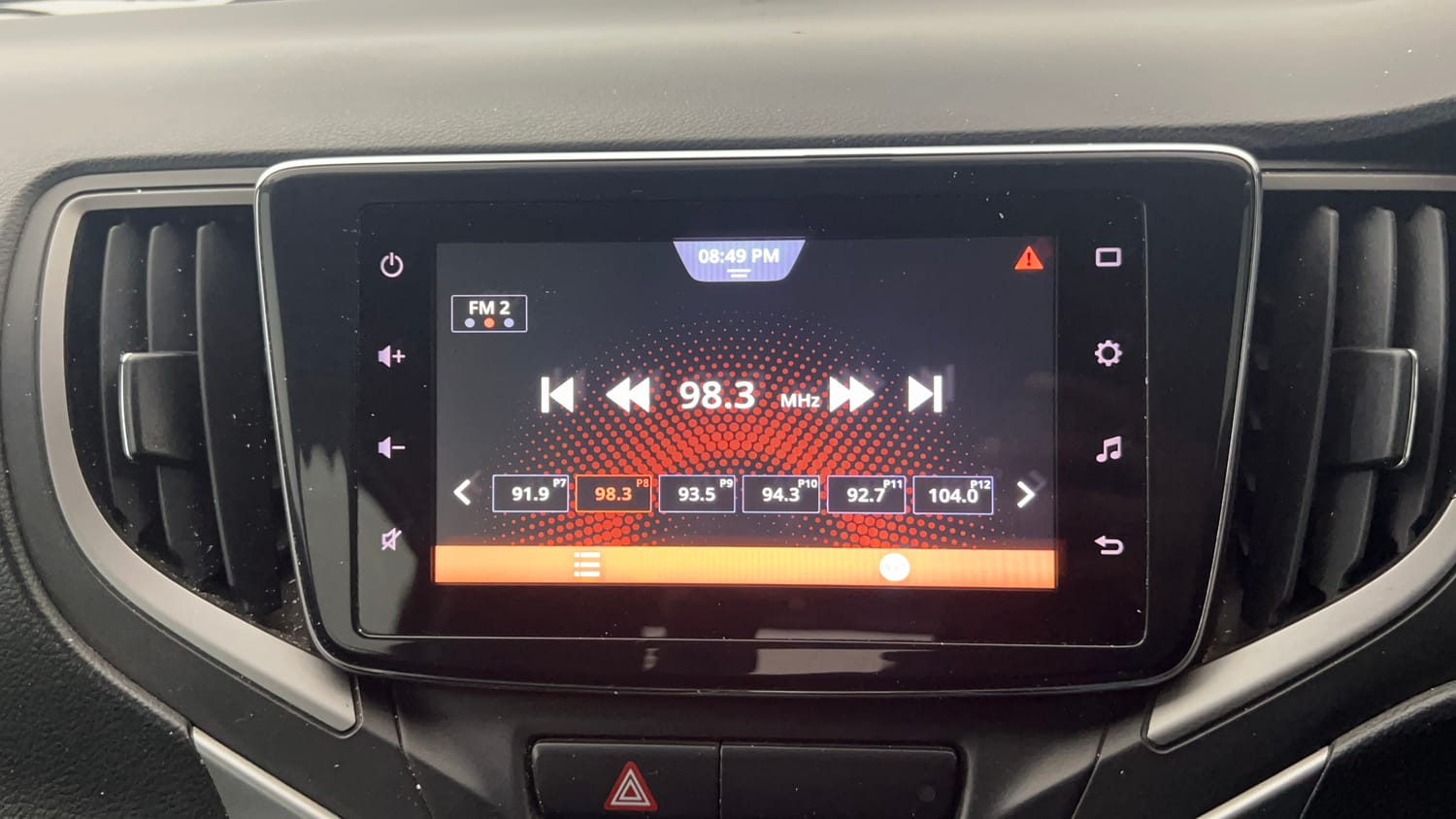 Used 2021 Maruti Suzuki Baleno Alpha Automatic Petrol Automatic top_features Touch screen infotainment system