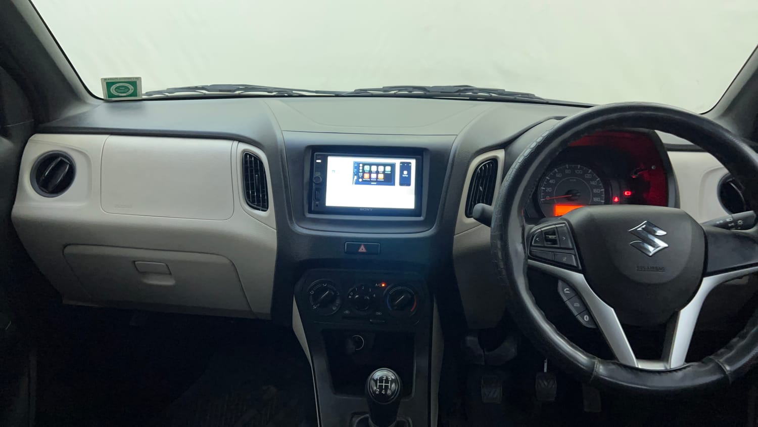 Used 2021 Maruti Suzuki Wagon R VXi (O) 1.2 Petrol Manual interior MUSIC SYSTEM & AC CONTROL VIEW