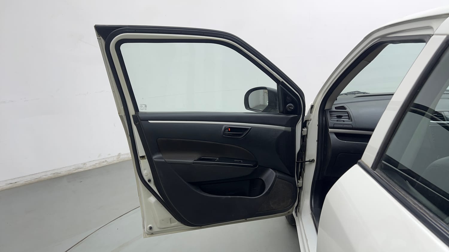 Used 2017 Maruti Suzuki Swift Lxi (O) Petrol Manual interior LEFT FRONT DOOR OPEN VIEW