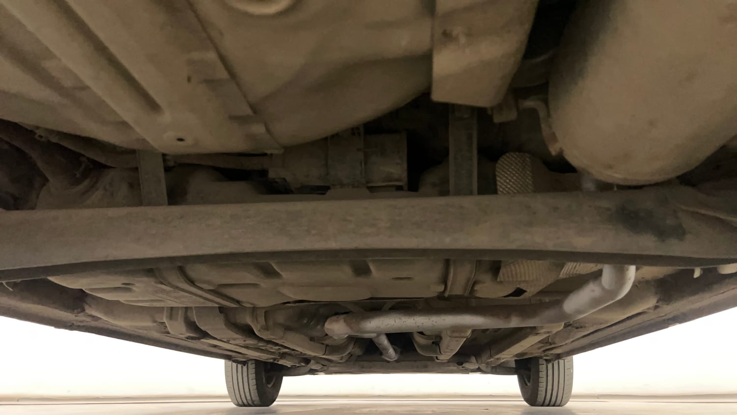 Used 2016 Hyundai Elite i20 Magna 1.2 Petrol Manual extra REAR UNDERBODY VIEW (TAKEN FROM REAR)