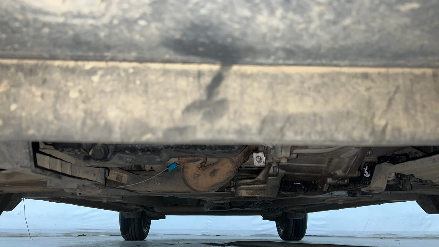 Used 2024 Tata Altroz XZ Plus (S) Dark Edition Diesel Diesel Manual extra FRONT LEFT UNDERBODY VIEW