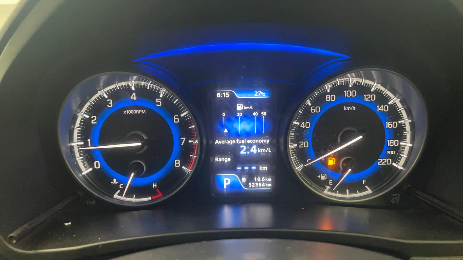 Used 2021 Maruti Suzuki Baleno Alpha Automatic Petrol Automatic interior CLUSTERMETER VIEW