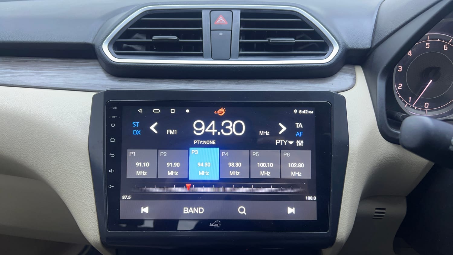 Used 2021 Maruti Suzuki Dzire VXi AGS Petrol Automatic interior MUSIC SYSTEM & AC CONTROL VIEW