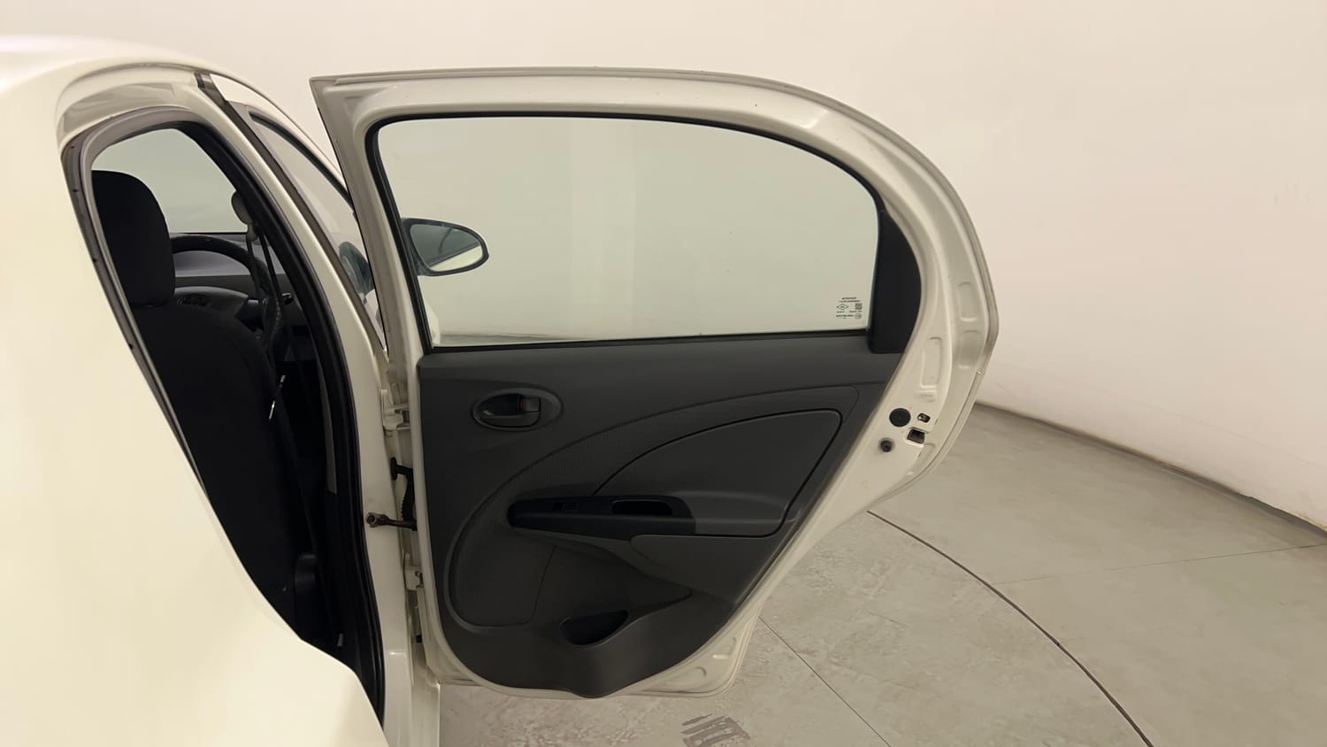 Used 2013 Toyota Etios Liva G Petrol Manual interior RIGHT REAR DOOR OPEN VIEW