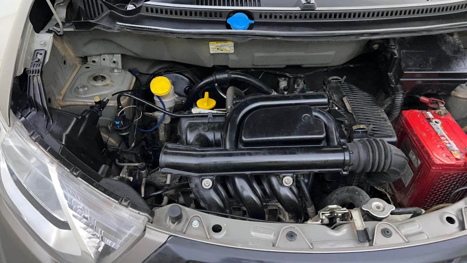 Used 2016 Datsun Redi-GO Sport Petrol Manual engine ENGINE RIGHT SIDE VIEW