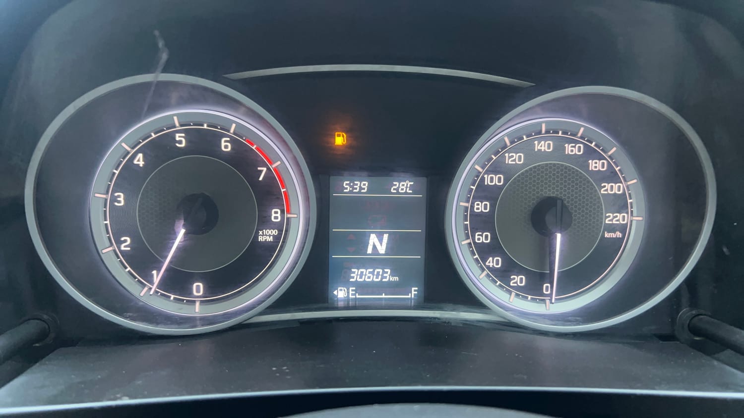 Used 2021 Maruti Suzuki Dzire VXi AGS Petrol Automatic interior CLUSTERMETER VIEW
