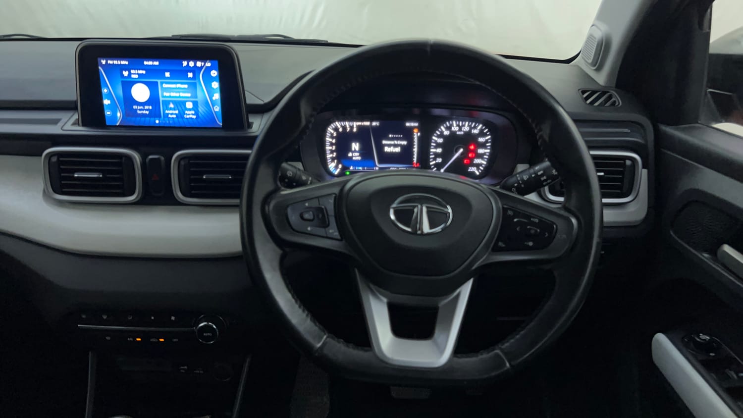 Used 2026 Tata Punch Creative Dual Tone AMT Sunroof Petrol Automatic interior STEERING VIEW