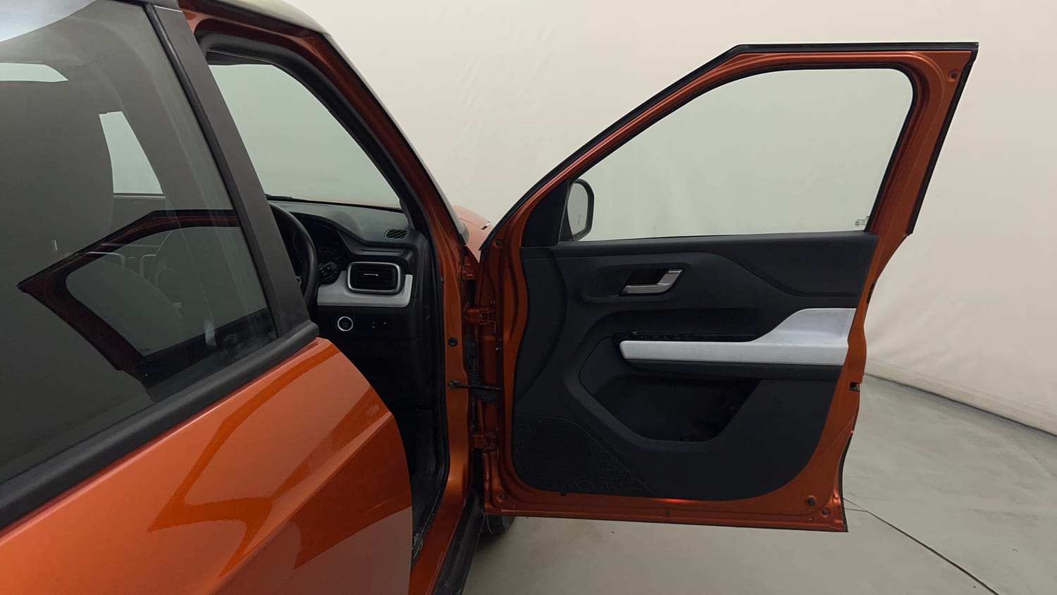 Used 2026 Tata Punch Creative Dual Tone AMT Sunroof Petrol Automatic interior RIGHT FRONT DOOR OPEN VIEW