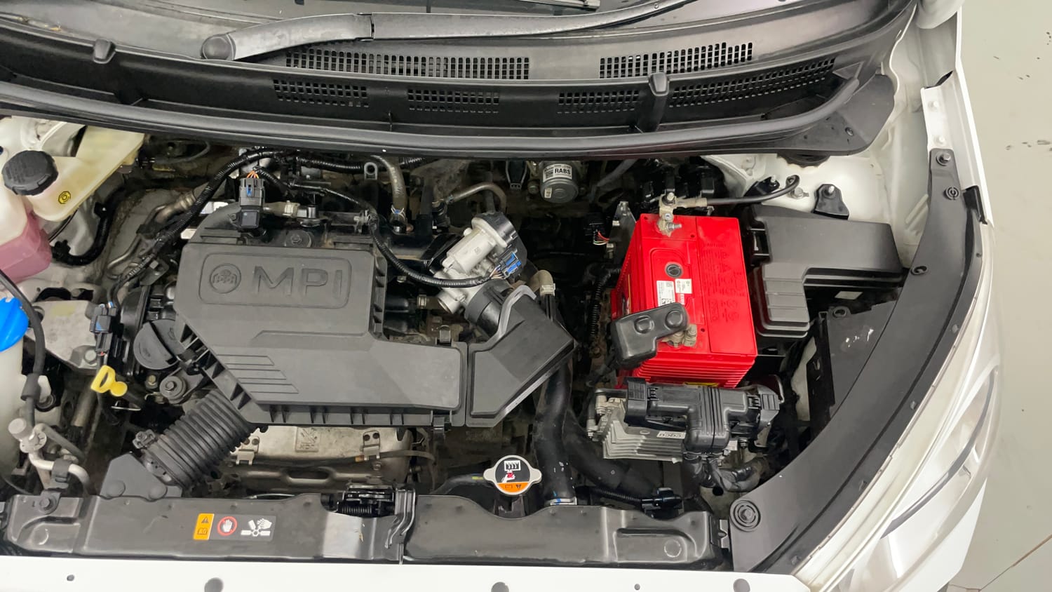 Used 2021 Hyundai Santro Sportz AMT Petrol Automatic engine ENGINE LEFT SIDE VIEW