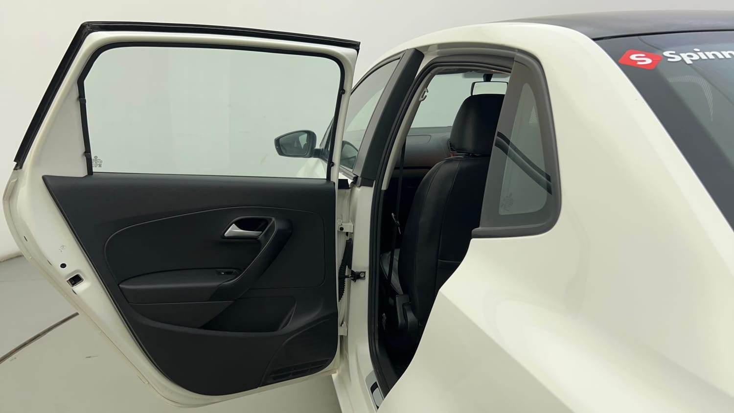 Used 2019 Volkswagen Ameo Comfortline 1.0L (P) Petrol Manual interior LEFT REAR DOOR OPEN VIEW