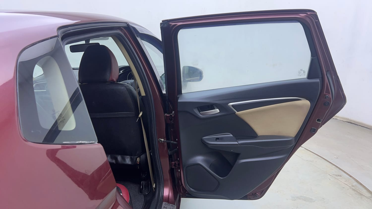 Used 2018 Honda Jazz V Petrol Petrol Manual interior RIGHT REAR DOOR OPEN VIEW