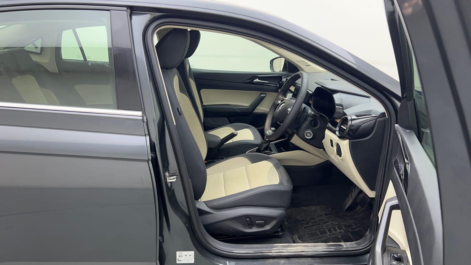 Used 2026 Skoda Slavia Prestige 1.0L TSI AT Petrol Automatic interior RIGHT SIDE FRONT DOOR CABIN VIEW
