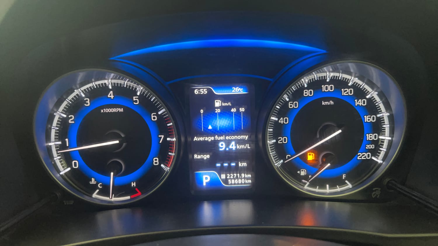 Used 2020 Maruti Suzuki Baleno Alpha Automatic Petrol Automatic interior CLUSTERMETER VIEW
