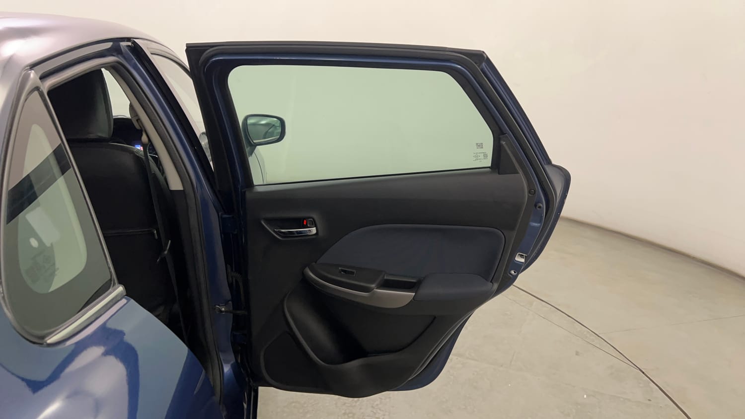 Used 2020 Maruti Suzuki Baleno Zeta Petrol Manual interior RIGHT REAR DOOR OPEN VIEW