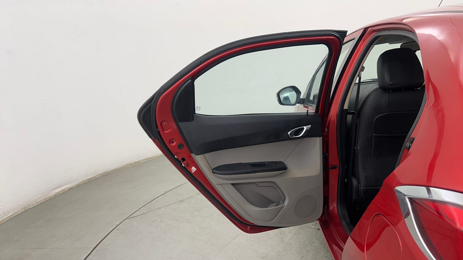 Used 2017 Tata Tiago Revotron XE (O) Petrol Manual interior LEFT REAR DOOR OPEN VIEW