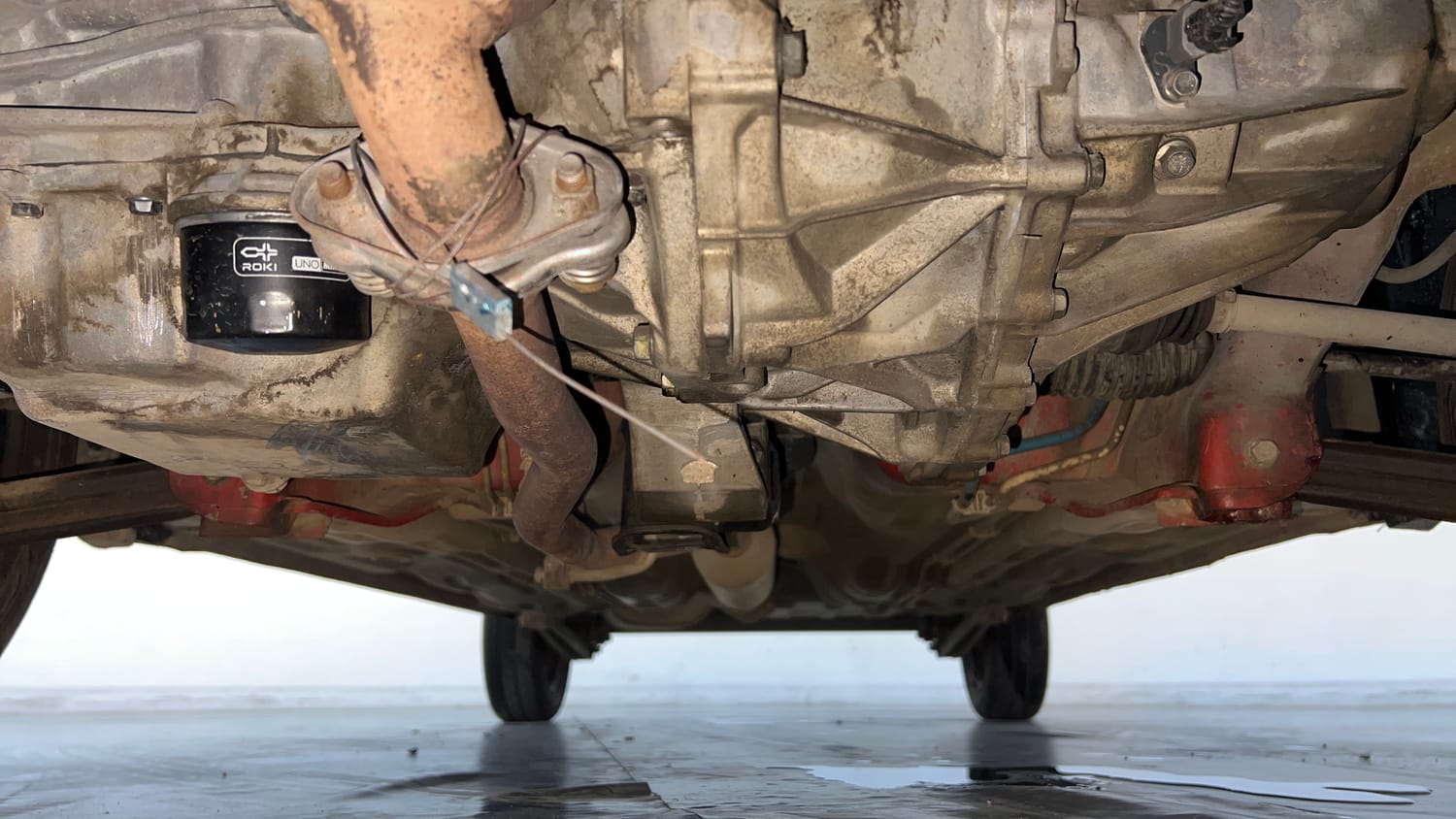 Used 2017 Maruti Suzuki Alto K10 VXi AMT Petrol Automatic extra FRONT LEFT UNDERBODY VIEW