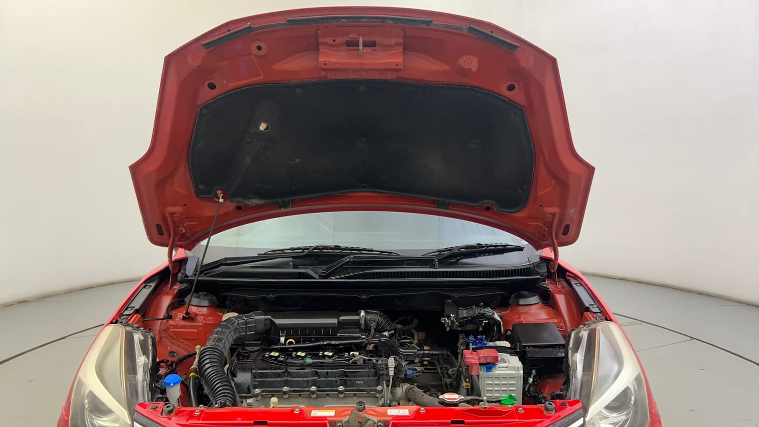 Used 2018 Maruti Suzuki Baleno Alpha 1.2 AT Petrol Automatic engine ENGINE & BONNET OPEN FRONT VIEW