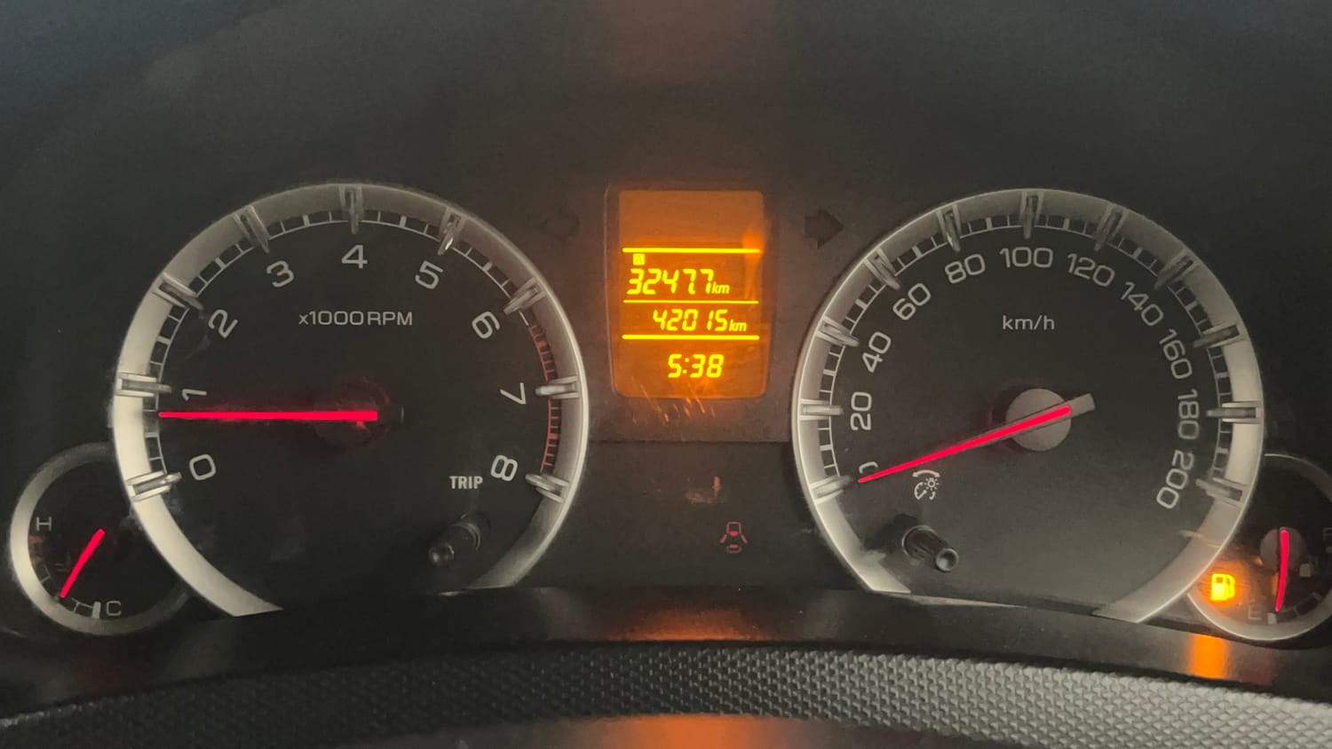 Used 2013 Maruti Suzuki Swift VXi Petrol Manual interior CLUSTERMETER VIEW
