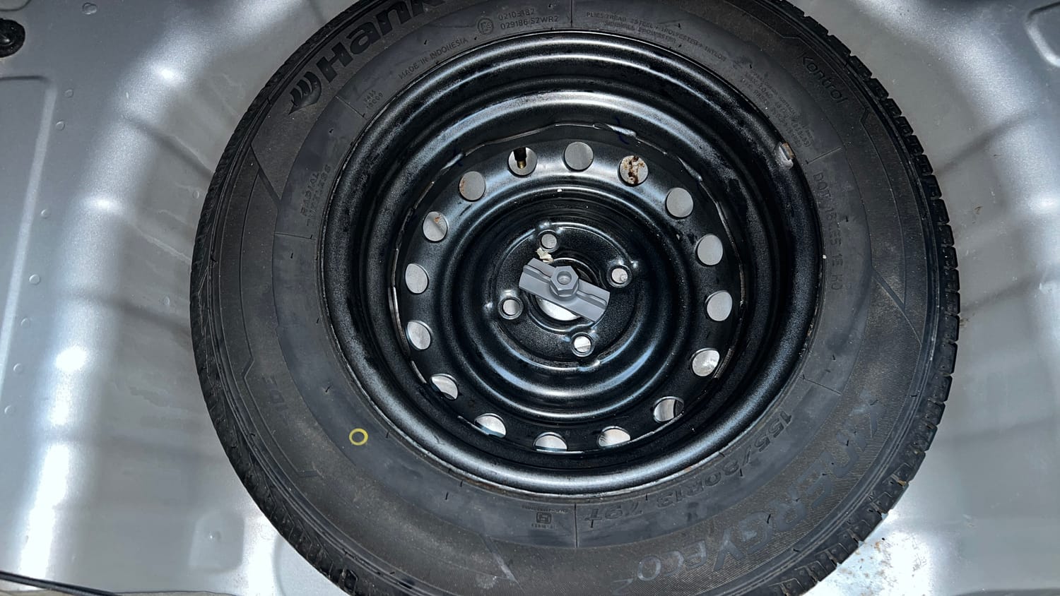 Used 2019 Hyundai Santro Asta Petrol Manual tyres SPARE TYRE VIEW