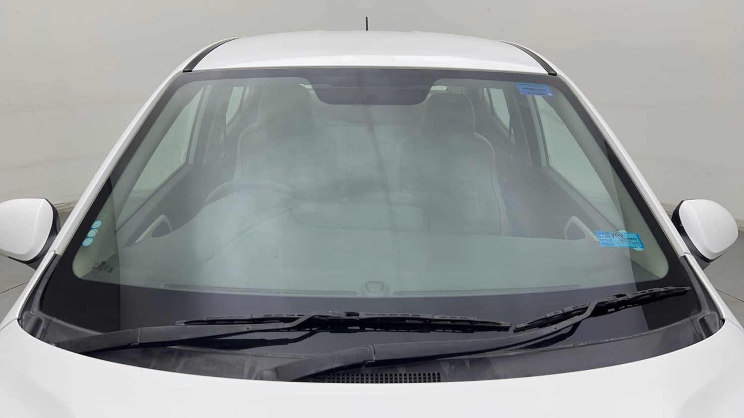 Used 2021 Hyundai Aura S 1.2 AMT Petrol Petrol Automatic exterior FRONT WINDSHIELD VIEW