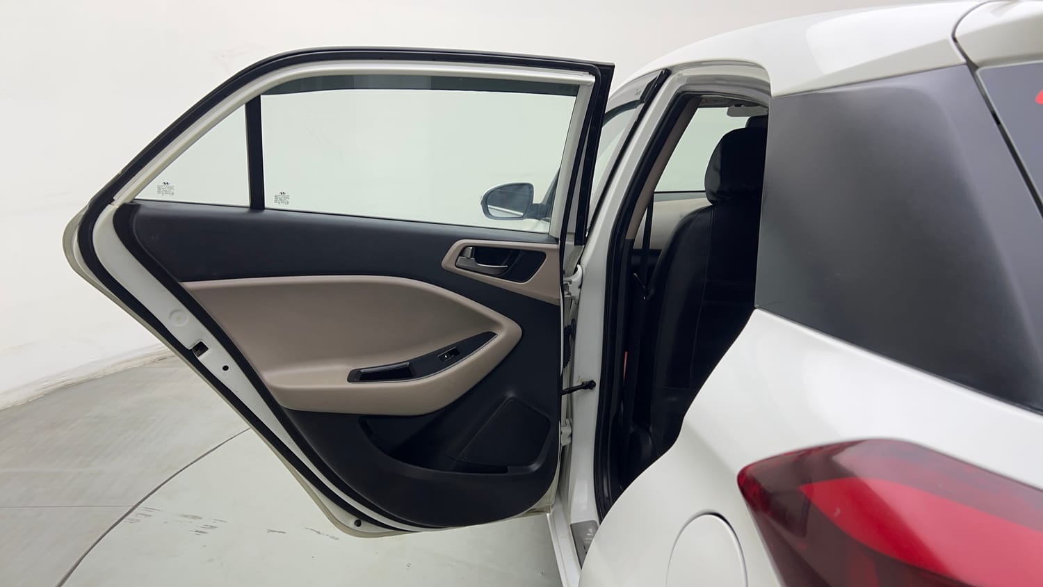 Used 2015 Hyundai Elite i20 Asta 1.2 Petrol Manual interior LEFT REAR DOOR OPEN VIEW