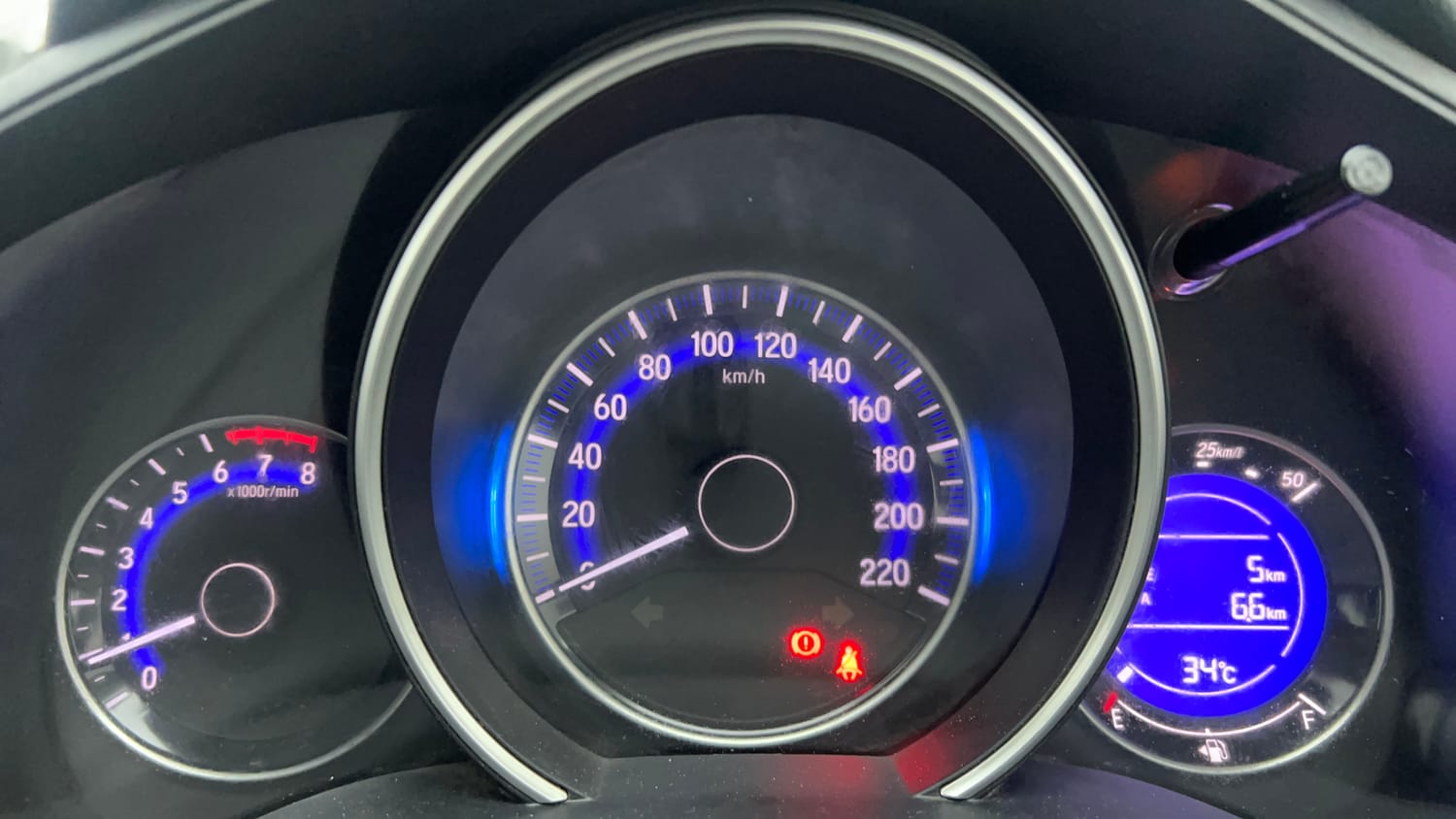 Used 2018 Honda WR-V VX MT Petrol Petrol Manual interior CLUSTERMETER VIEW