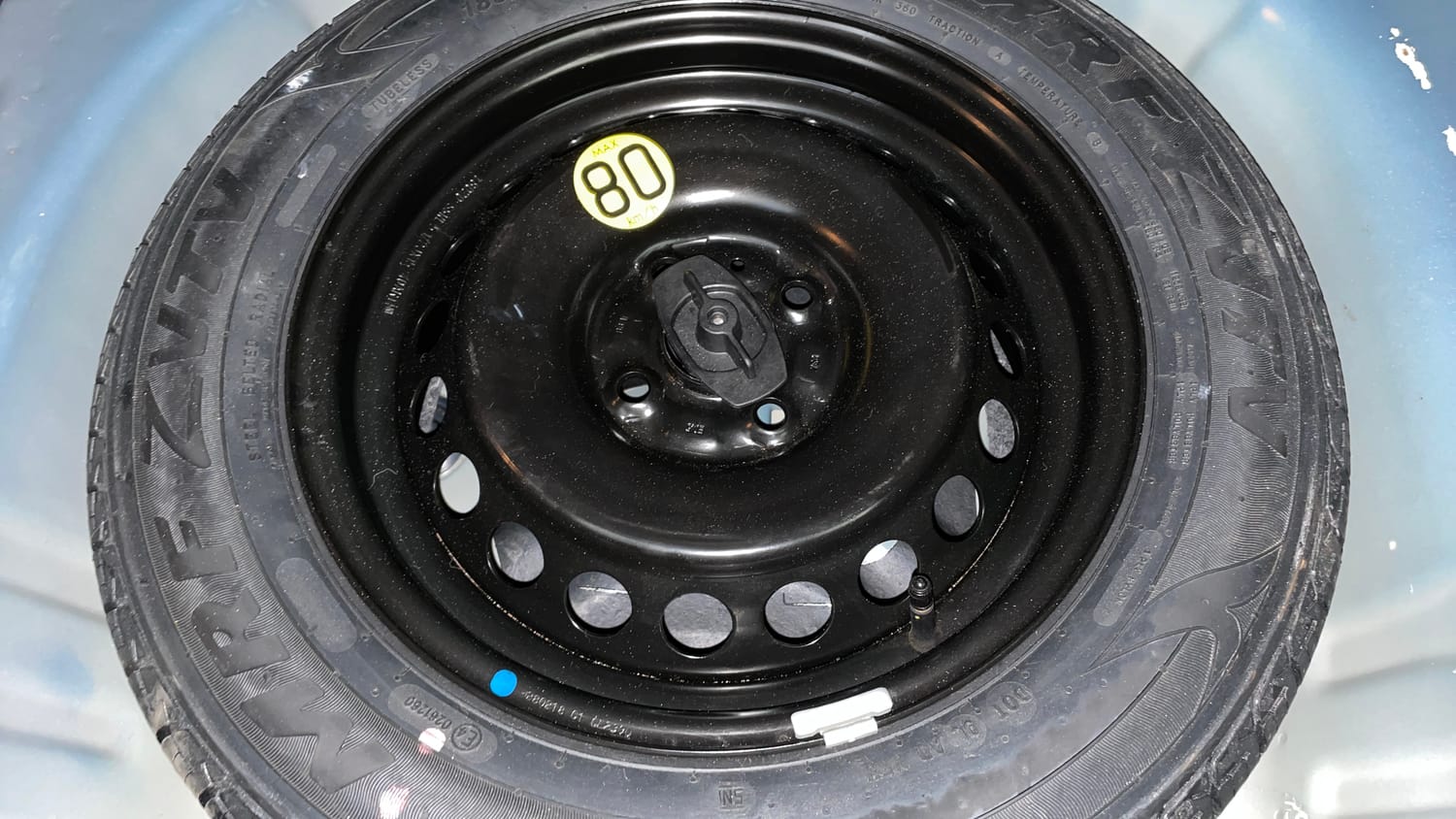 Used 2018 Maruti Suzuki Baleno Zeta 1.2 AT Petrol Automatic tyres SPARE TYRE VIEW