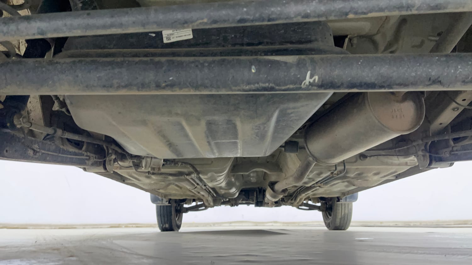 Used 2021 Maruti Suzuki Alto 800 LXi Petrol Manual extra REAR UNDERBODY VIEW (TAKEN FROM REAR)