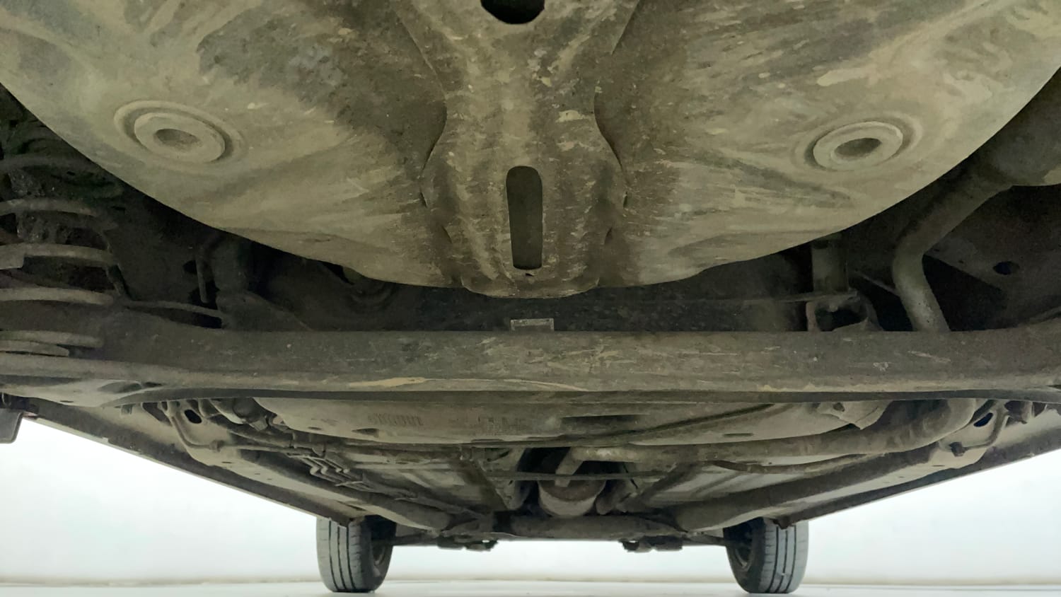 Used 2018 Maruti Suzuki Baleno Delta 1.2 Petrol Manual extra REAR UNDERBODY VIEW (TAKEN FROM REAR)