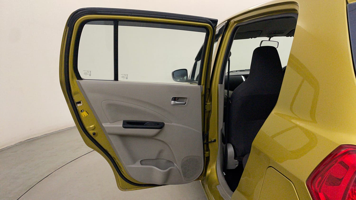 Used 2014 Maruti Suzuki Celerio VXi AMT Petrol Automatic interior LEFT REAR DOOR OPEN VIEW
