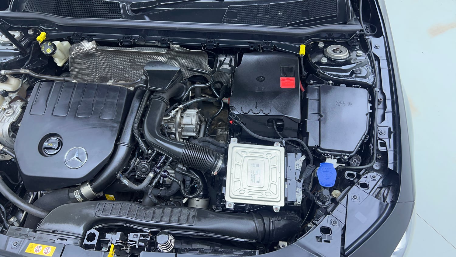 Used 2021 Mercedes-Benz A-Class Limousine 200 Petrol Automatic engine ENGINE LEFT SIDE VIEW
