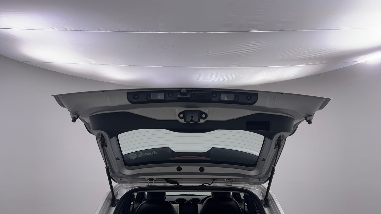 Used 2023 Nissan Magnite XV Petrol Manual interior DICKY DOOR OPEN VIEW